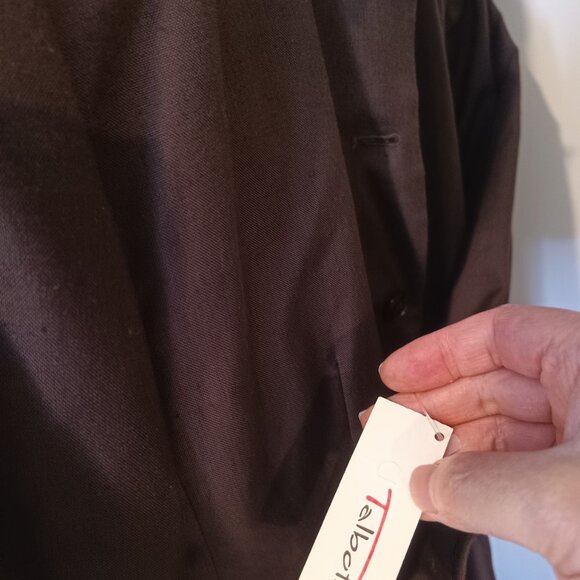 Talbots Brownish / very dark purple suit jacket set of top and bottom size 10 - Picture 5 of 15